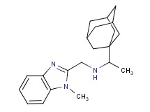 1-(1-adamantyl)-N-[(1-methyl-1H-benzimidazol-2-yl)methyl]ethanamine