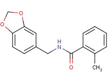 N-(1,3-benzodioxol-5-ylmethyl)-2-methylbenzamide