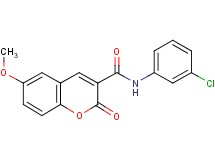 N-(3-chlorophenyl)-6-methoxy-2-oxo-2H-chromene-3-carboxamide