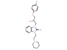 1-(4-chlorophenoxy)-3-{2-imino-3-[2-(1-piperidinyl)ethyl]-2,3-dihydro-1H-benzimidazol-1-yl}-2-propanol hydrochloride