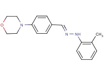 4-(4-morpholinyl)benzaldehyde (2-methylphenyl)hydrazone