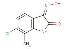 6-chloro-7-methyl-1H-indole-2,3-dione 3-oxime