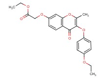 ethyl {[3-(4-ethoxyphenoxy)-2-methyl-4-oxo-4H-chromen-7-yl]oxy}acetate