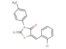 5-(2-chlorobenzylidene)-3-(4-methylphenyl)-1,3-thiazolidine-2,4-dione