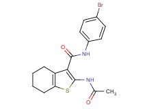 2-(acetylamino)-N-(4-bromophenyl)-4,5,6,7-tetrahydro-1-benzothiophene-3-carboxamide