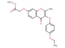 methyl {[3-(4-ethoxyphenoxy)-2-methyl-4-oxo-4H-chromen-7-yl]oxy}acetate