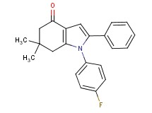 1-(4-fluorophenyl)-6,6-dimethyl-2-phenyl-1,5,6,7-tetrahydro-4H-indol-4-one