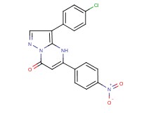 3-(4-chlorophenyl)-5-(4-nitrophenyl)pyrazolo[1,5-a]pyrimidin-7(4H)-one