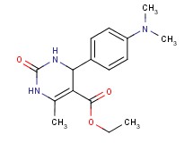 ethyl 4-[4-(dimethylamino)phenyl]-6-methyl-2-oxo-1,2,3,4-tetrahydro-5-pyrimidinecarboxylate hydrochloride