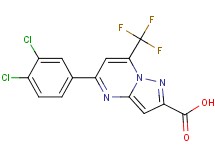 5-(3,4-dichlorophenyl)-7-(trifluoromethyl)pyrazolo[1,5-a]pyrimidine-2-carboxylic acid