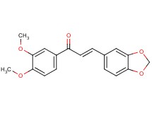 3-(1,3-benzodioxol-5-yl)-1-(3,4-dimethoxyphenyl)-2-propen-1-one