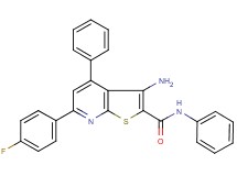 3-amino-6-(4-fluorophenyl)-N,4-diphenylthieno[2,3-b]pyridine-2-carboxamide