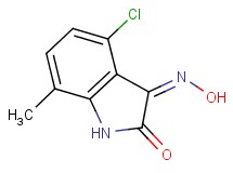 4-chloro-7-methyl-1H-indole-2,3-dione 3-oxime