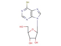 2-(hydroxymethyl)-5-(6-mercapto-9H-purin-9-yl)tetrahydro-3,4-furandiol