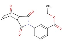 ethyl 3-(3,5-dioxo-10-oxa-4-azatricyclo[5.2.1.0~2,6~]dec-8-en-4-yl)benzoate