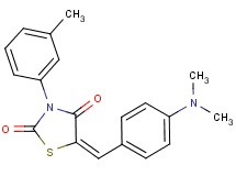 5-[4-(dimethylamino)benzylidene]-3-(3-methylphenyl)-1,3-thiazolidine-2,4-dione