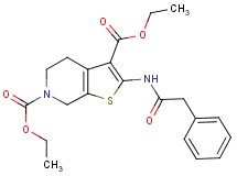 diethyl 2-[(phenylacetyl)amino]-4,7-dihydrothieno[2,3-c]pyridine-3,6(5H)-dicarboxylate