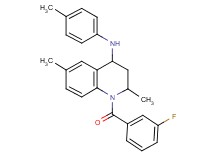 1-(3-fluorobenzoyl)-2,6-dimethyl-N-(4-methylphenyl)-1,2,3,4-tetrahydro-4-quinolinamine