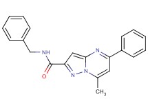 N-benzyl-7-methyl-5-phenylpyrazolo[1,5-a]pyrimidine-2-carboxamide