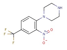 1-[2-nitro-4-(trifluoromethyl)phenyl]piperazine hydrochloride