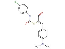 3-(4-chlorophenyl)-5-[4-(dimethylamino)benzylidene]-1,3-thiazolidine-2,4-dione