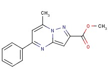 methyl 7-methyl-5-phenylpyrazolo[1,5-a]pyrimidine-2-carboxylate