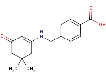 4-{[(5,5-dimethyl-3-oxo-1-cyclohexen-1-yl)amino]methyl}benzoic acid