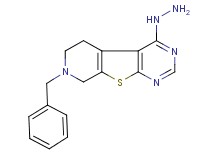 7-benzyl-4-hydrazino-5,6,7,8-tetrahydropyrido[4',3':4,5]thieno[2,3-d]pyrimidine