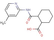 2-{[(4-methyl-2-pyridinyl)amino]carbonyl}cyclohexanecarboxylic acid