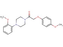 1-[(4-methoxyphenoxy)acetyl]-4-(2-methoxyphenyl)piperazine