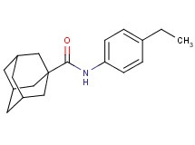 N-(4-ethylphenyl)-1-adamantanecarboxamide
