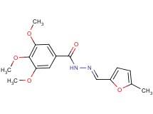 3,4,5-trimethoxy-N'-[(5-methyl-2-furyl)methylene]benzohydrazide