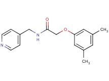 2-(3,5-dimethylphenoxy)-N-(4-pyridinylmethyl)acetamide