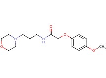 2-(4-methoxyphenoxy)-N-[3-(4-morpholinyl)propyl]acetamide