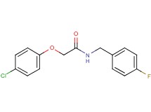 2-(4-chlorophenoxy)-N-(4-fluorobenzyl)acetamide