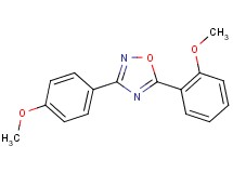 5-(2-methoxyphenyl)-3-(4-methoxyphenyl)-1,2,4-oxadiazole