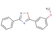 5-(3-methoxyphenyl)-3-phenyl-1,2,4-oxadiazole