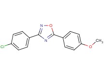 3-(4-chlorophenyl)-5-(4-methoxyphenyl)-1,2,4-oxadiazole