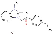 3-[2-(4-ethylphenyl)-2-oxoethyl]-1,2-dimethyl-1H-3,1-benzimidazol-3-ium bromide