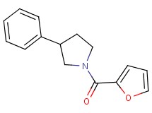 1-(2-furoyl)-3-phenylpyrrolidine