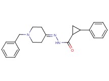 N'-(1-benzyl-4-piperidinylidene)-2-phenylcyclopropanecarbohydrazide