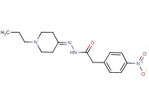 2-(4-nitrophenyl)-N'-(1-propyl-4-piperidinylidene)acetohydrazide