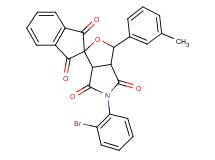 5-(2-bromophenyl)-3-(3-methylphenyl)-3a,6a-dihydrospiro[furo[3,4-c]pyrrole-1,2'-indene]-1',3',4,6(3H,5H)-tetrone