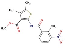 methyl 4,5-dimethyl-2-[(2-methyl-3-nitrobenzoyl)amino]-3-thiophenecarboxylate