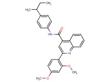 N-(4-sec-butylphenyl)-2-(2,4-dimethoxyphenyl)-4-quinolinecarboxamide