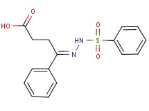 4-phenyl-4-[(phenylsulfonyl)hydrazono]butanoic acid