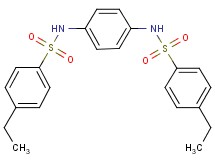 N,N'-1,4-phenylenebis(4-ethylbenzenesulfonamide)