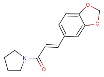 1-[3-(1,3-benzodioxol-5-yl)acryloyl]pyrrolidine