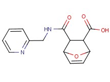 3-{[(2-pyridinylmethyl)amino]carbonyl}-7-oxabicyclo[2.2.1]hept-5-ene-2-carboxylic acid