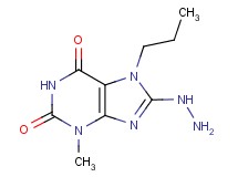 8-hydrazino-3-methyl-7-propyl-3,7-dihydro-1H-purine-2,6-dione